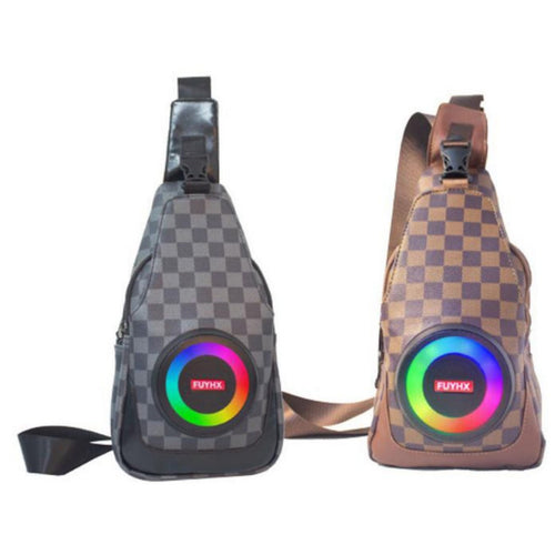 Bluetooth Speaker Backpack – Waterproof Rechargeable Outdoor Backpack with Built-In Speaker -Backpacks- Melted Glam LLC