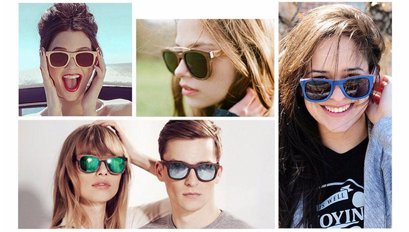 Elegant Wooden Design Classic Sunglasses Design Stylish Popular Wooden Sunglasses For Men & Women Round Bamboo Glasses Mirror Sun Glasses Retro Glasses -Sunglasses- Melted Glam LLC