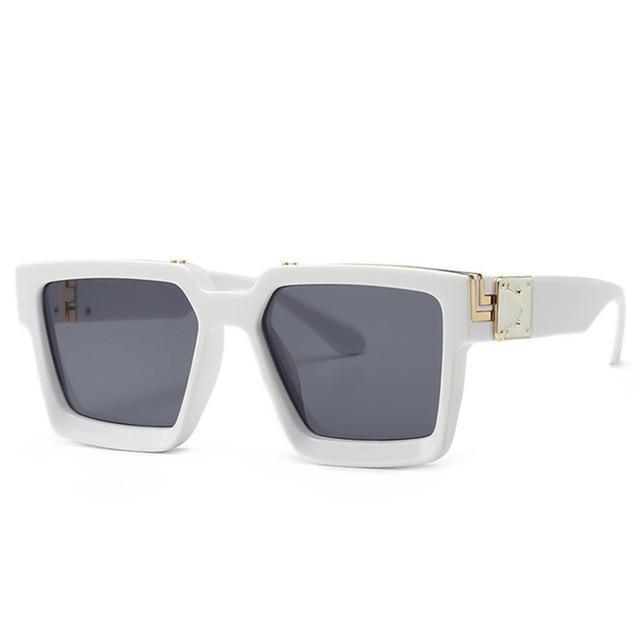 Fashion Black Design Stylish Sunglasses For Men & Women Square Shape Driving Eyewear Classic Luxury Style Sun Glasses For Men Women Anti Blue Light Sun Glasses For Summer -Sunglasses- Melted Glam LLC