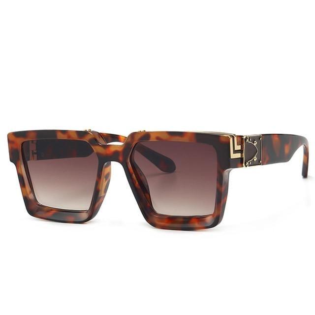 Fashion Black Design Stylish Sunglasses For Men & Women Square Shape Driving Eyewear Classic Luxury Style Sun Glasses For Men Women Anti Blue Light Sun Glasses For Summer -Sunglasses- Melted Glam LLC