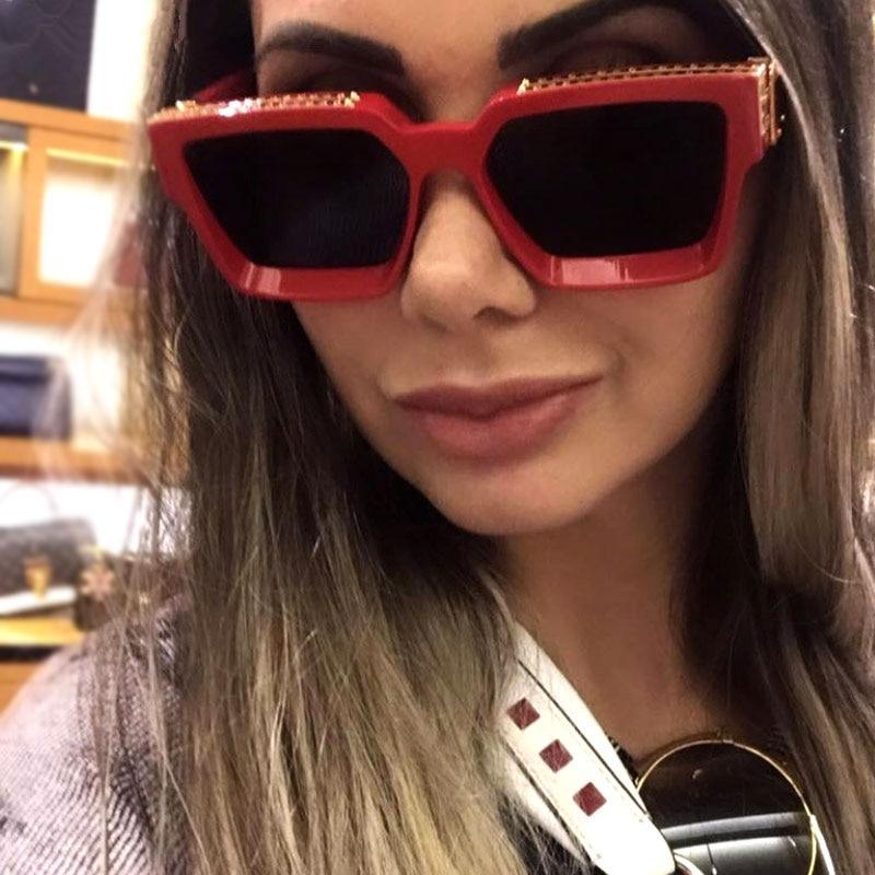 Fashion Black Design Stylish Sunglasses For Men & Women Square Shape Driving Eyewear Classic Luxury Style Sun Glasses For Men Women Anti Blue Light Sun Glasses For Summer -Sunglasses- Melted Glam LLC