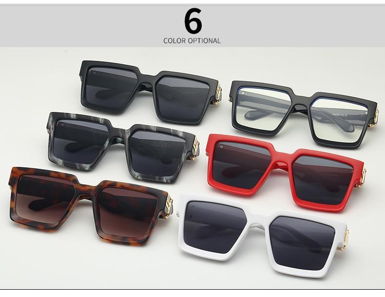 Fashion Black Design Stylish Sunglasses For Men & Women Square Shape Driving Eyewear Classic Luxury Style Sun Glasses For Men Women Anti Blue Light Sun Glasses For Summer -Sunglasses- Melted Glam LLC