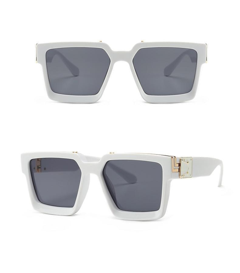 Fashion Black Design Stylish Sunglasses For Men & Women Square Shape Driving Eyewear Classic Luxury Style Sun Glasses For Men Women Anti Blue Light Sun Glasses For Summer -Sunglasses- Melted Glam LLC