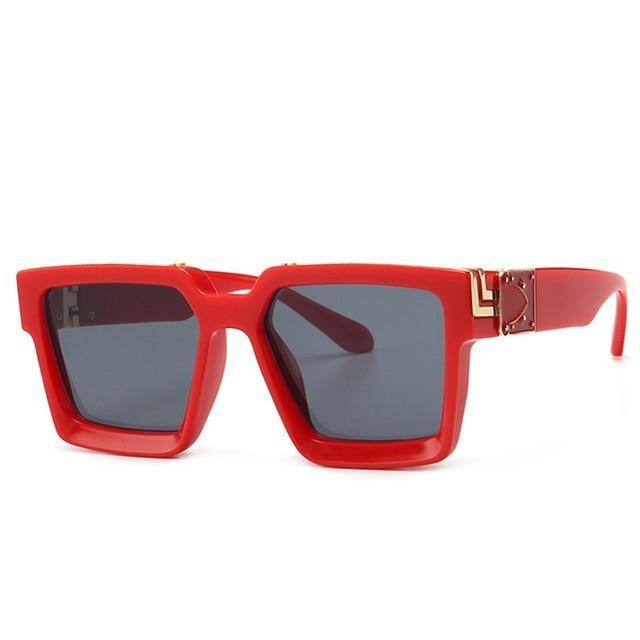 Fashion Black Design Stylish Sunglasses For Men & Women Square Shape Driving Eyewear Classic Luxury Style Sun Glasses For Men Women Anti Blue Light Sun Glasses For Summer -Sunglasses- Melted Glam LLC