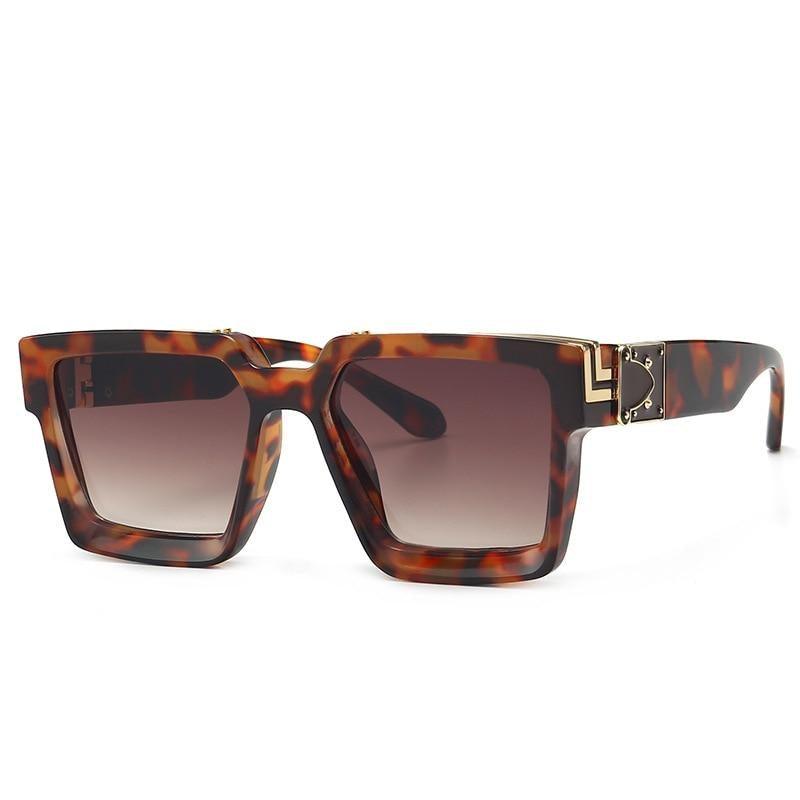Fashion Black Design Stylish Sunglasses For Men & Women Square Shape Driving Eyewear Classic Luxury Style Sun Glasses For Men Women Anti Blue Light Sun Glasses For Summer -Sunglasses- Melted Glam LLC