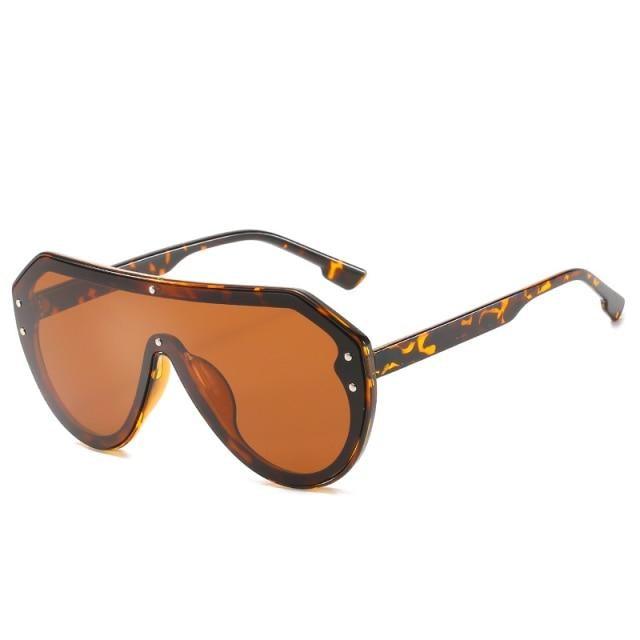 Fashionable New Unisex Classic Retro Shape Sunglasses For Men & Women New Outdoor Traveling Beach Glasses In Vintage Style Eyeglasses round oversized sunglasses -Sunglasses- Melted Glam LLC