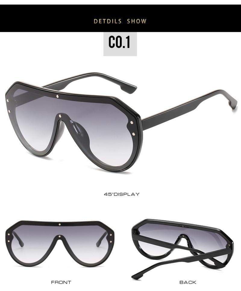 Fashionable New Unisex Classic Retro Shape Sunglasses For Men & Women New Outdoor Traveling Beach Glasses In Vintage Style Eyeglasses round oversized sunglasses -Sunglasses- Melted Glam LLC