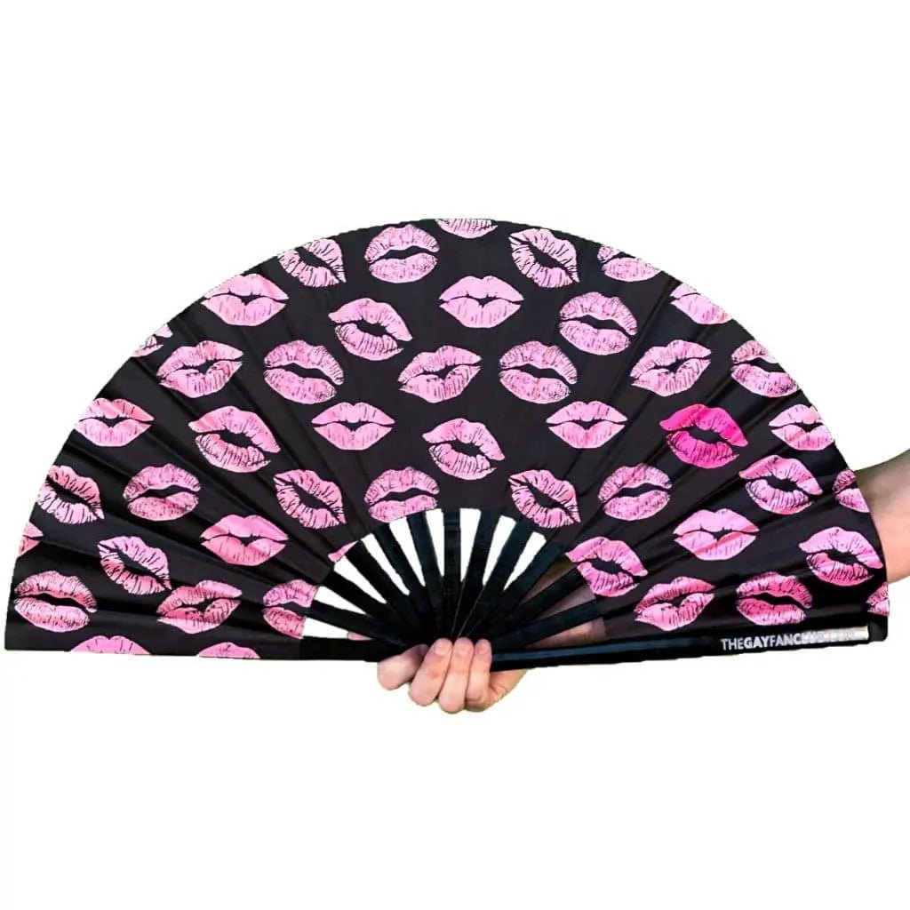 Kiss Me Fan -Hand Fan- Melted Glam LLC