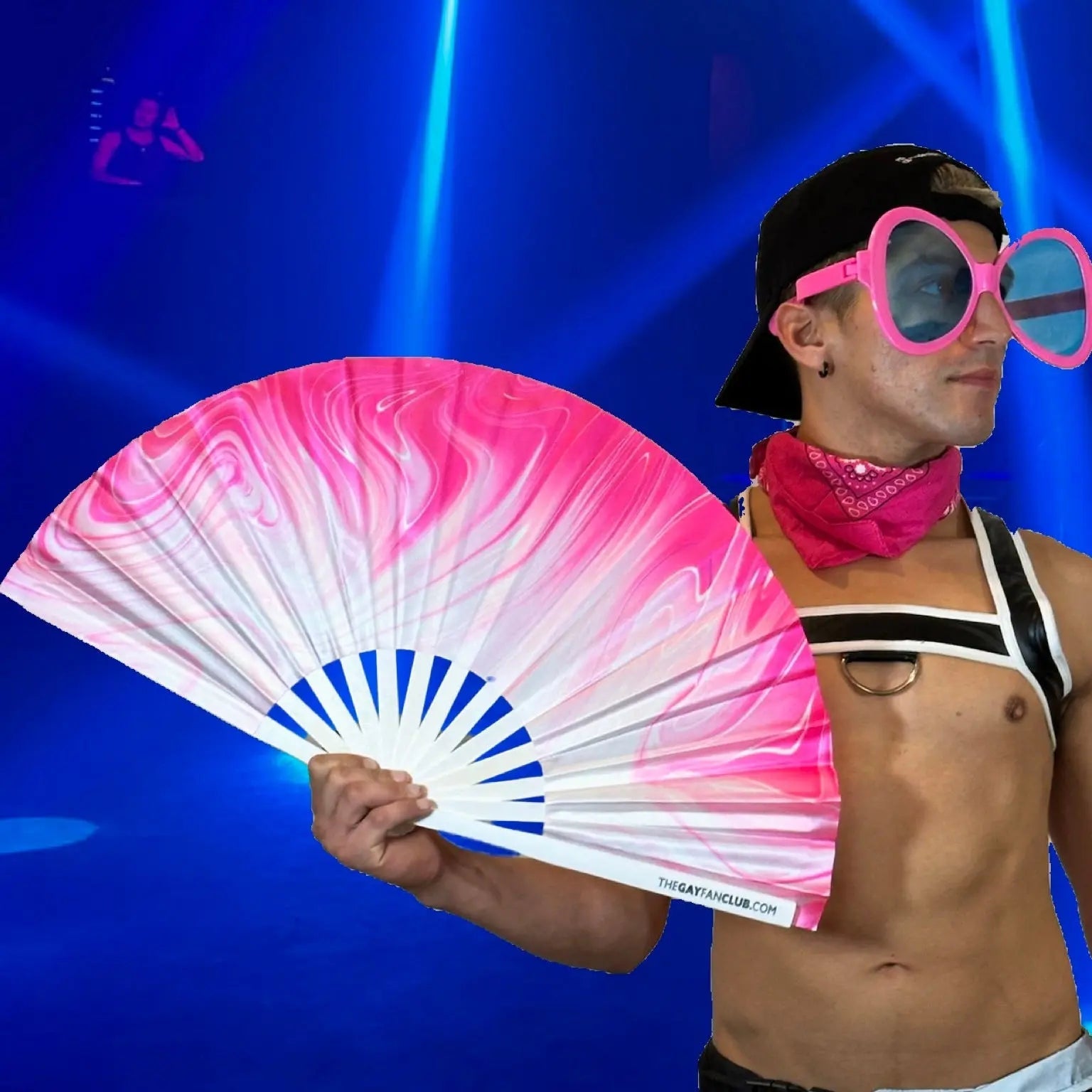 Pink Pussy Fan (UV) -Hand Fan- Melted Glam LLC