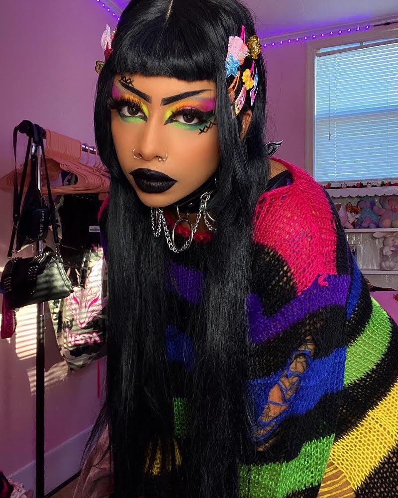 NEON LIGHTS (24PC) *BLACKLIGHT!* Pigment/Glitter Pallete! -Makeup Palette- Melted Glam LLC