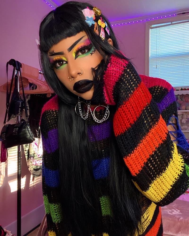 NEON LIGHTS (24PC) *BLACKLIGHT!* Pigment/Glitter Pallete! -Makeup Palette- Melted Glam LLC