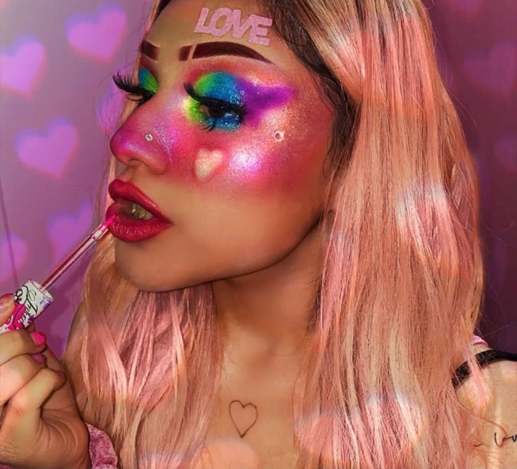 NEON LIGHTS (24PC) *BLACKLIGHT!* Pigment/Glitter Pallete! -Makeup Palette- Melted Glam LLC