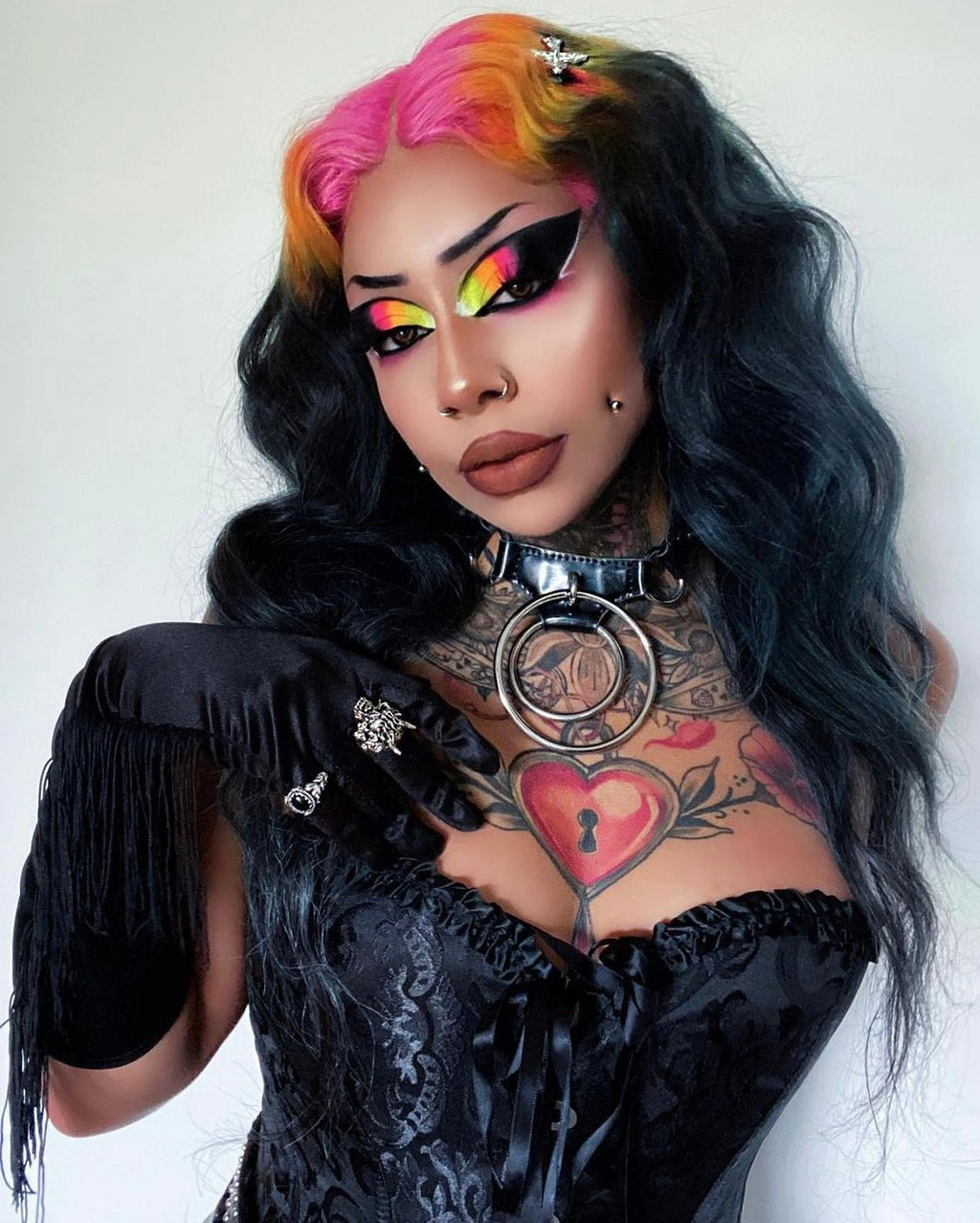 NEON LIGHTS (24PC) *BLACKLIGHT!* Pigment/Glitter Pallete! -Makeup Palette- Melted Glam LLC