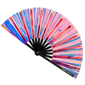 Iridescent Holographic Hand Fan -Hand Fan- Melted Glam LLC