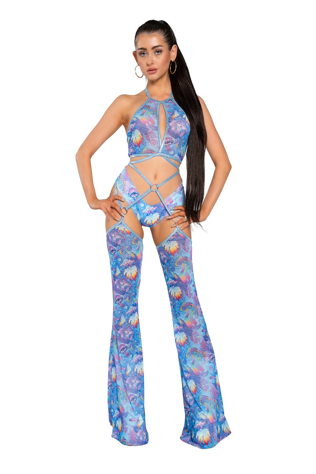 Mesh Wrap Halter -Volume 11- Melted Glam LLC