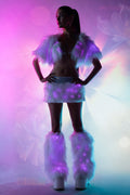 Light-Up Faux Fur Triangle Top -Volume 11- Melted Glam LLC