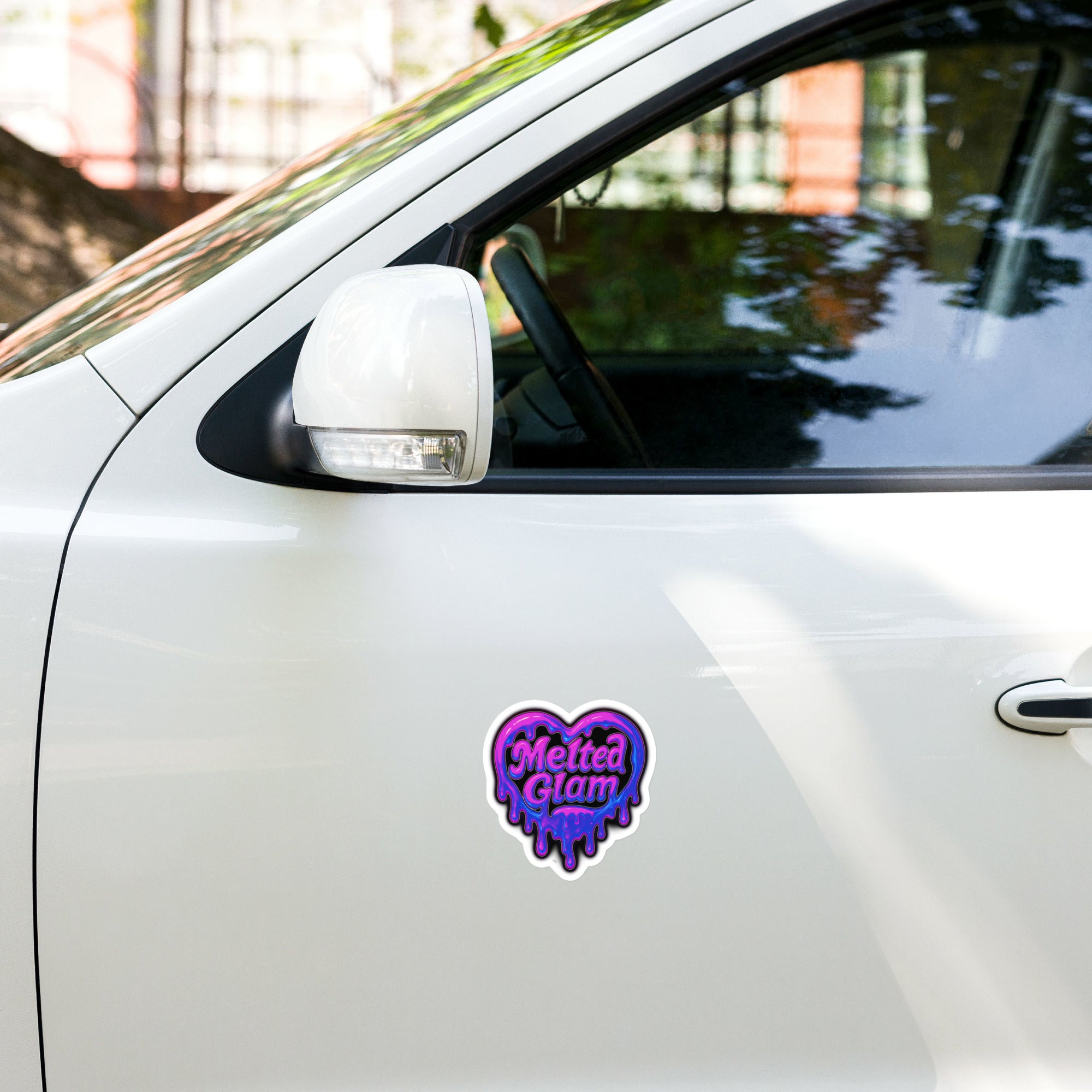 Melted Glam Vinyl Decals – Psychedelic Kiss - Cut Stickers | Melted Glam - Decal - Melted Glam LLC