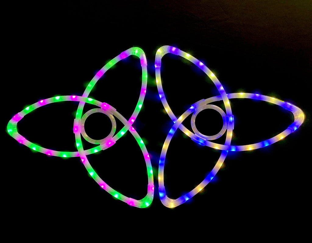 Starlight LED Triquetras (Pair) -Flow Prop- Melted Glam LLC
