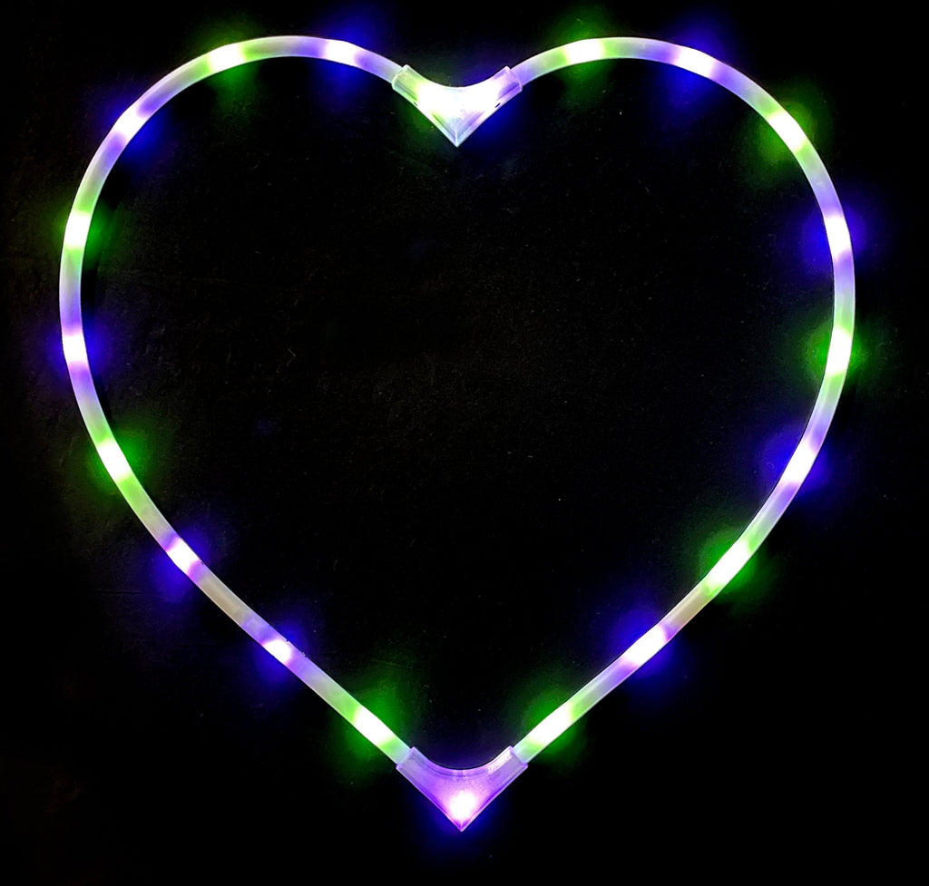 Starlight Heart LED -LED Hoop- Melted Glam LLC