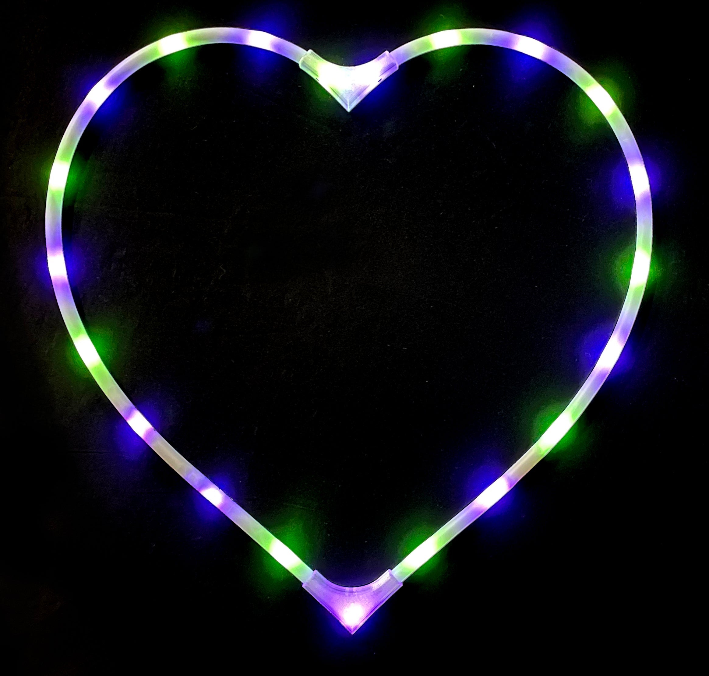 Starlight Heart LED -LED Hoop- Melted Glam LLC