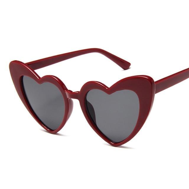 Love Heart Sunglasses For Women Eyewear For Women/Men Metal Eyeglasses Shades For Women -sunglasses- Melted Glam LLC