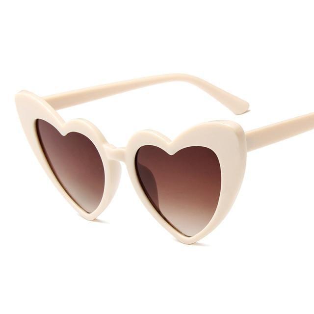 Love Heart Sunglasses For Women Eyewear For Women/Men Metal Eyeglasses Shades For Women -sunglasses- Melted Glam LLC