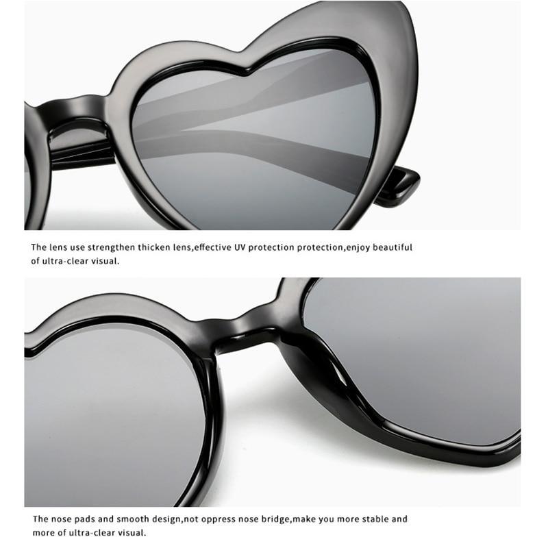 Love Heart Sunglasses For Women Eyewear For Women/Men Metal Eyeglasses Shades For Women -sunglasses- Melted Glam LLC