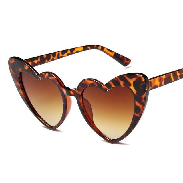 Love Heart Sunglasses For Women Eyewear For Women/Men Metal Eyeglasses Shades For Women -sunglasses- Melted Glam LLC