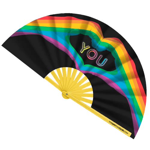 Love You Fan -Hand Fan- Melted Glam LLC