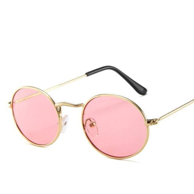 Metal Oval Sunglasses For Women New Designer Glasses For Women/Men Vintage Small Oval Sunglasses for Women Men Oval Sunglasses for Women Vintage Metal Frame Glasses Anti Reflective Retro Eyeglasses -Sunglasses- Melted Glam LLC