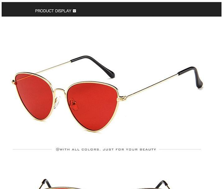 Metal Round Sunglasses Retro Design Sunglasses For Women New Cat Eye Glasses For Women New Popular Eyeglasses For Female Ladies Cat Eye Retro Sunglasses -Sunglasses- Melted Glam LLC