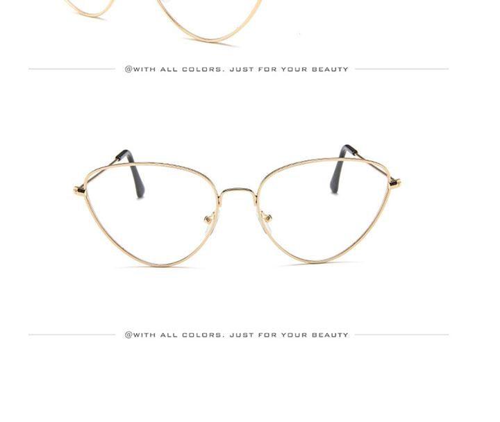 Metal Round Sunglasses Retro Design Sunglasses For Women New Cat Eye Glasses For Women New Popular Eyeglasses For Female Ladies Cat Eye Retro Sunglasses -Sunglasses- Melted Glam LLC