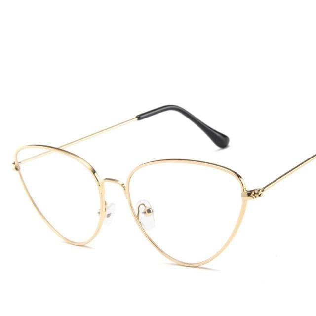 Metal Round Sunglasses Retro Design Sunglasses For Women New Cat Eye Glasses For Women New Popular Eyeglasses For Female Ladies Cat Eye Retro Sunglasses -Sunglasses- Melted Glam LLC