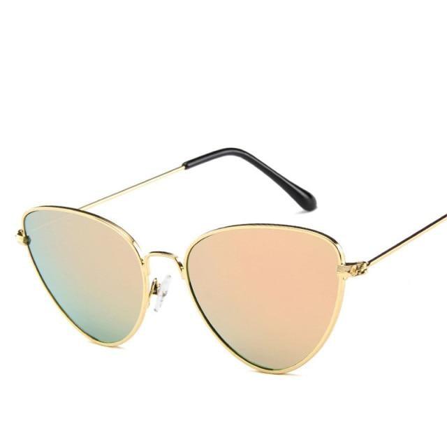 Metal Round Sunglasses Retro Design Sunglasses For Women New Cat Eye Glasses For Women New Popular Eyeglasses For Female Ladies Cat Eye Retro Sunglasses -Sunglasses- Melted Glam LLC
