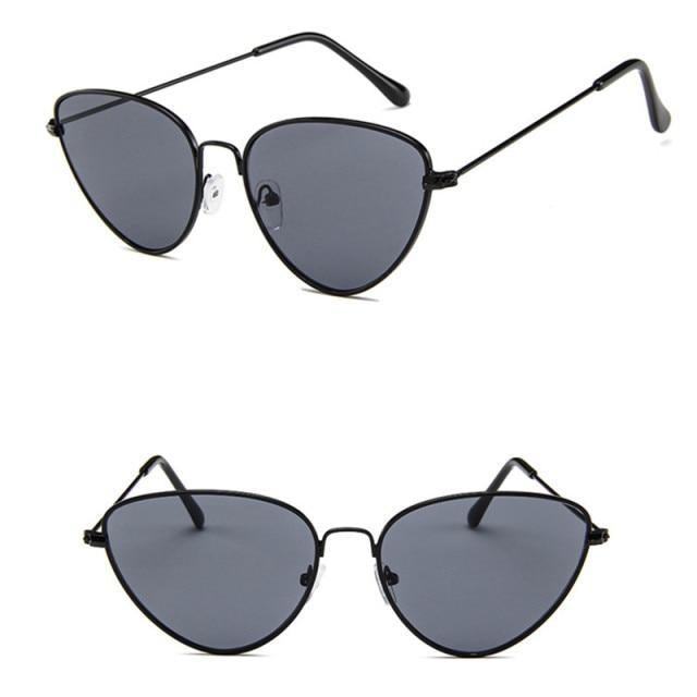 Metal Round Sunglasses Retro Design Sunglasses For Women New Cat Eye Glasses For Women New Popular Eyeglasses For Female Ladies Cat Eye Retro Sunglasses -Sunglasses- Melted Glam LLC