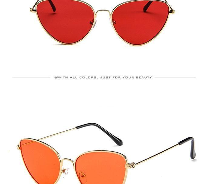 Metal Round Sunglasses Retro Design Sunglasses For Women New Cat Eye Glasses For Women New Popular Eyeglasses For Female Ladies Cat Eye Retro Sunglasses -Sunglasses- Melted Glam LLC