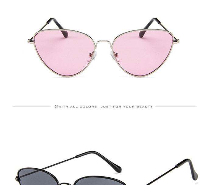 Metal Round Sunglasses Retro Design Sunglasses For Women New Cat Eye Glasses For Women New Popular Eyeglasses For Female Ladies Cat Eye Retro Sunglasses -Sunglasses- Melted Glam LLC