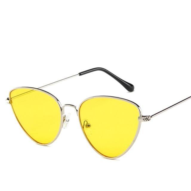 Metal Round Sunglasses Retro Design Sunglasses For Women New Cat Eye Glasses For Women New Popular Eyeglasses For Female Ladies Cat Eye Retro Sunglasses -Sunglasses- Melted Glam LLC
