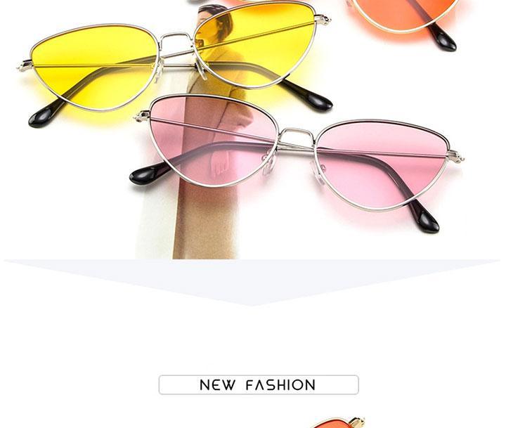 Metal Round Sunglasses Retro Design Sunglasses For Women New Cat Eye Glasses For Women New Popular Eyeglasses For Female Ladies Cat Eye Retro Sunglasses -Sunglasses- Melted Glam LLC