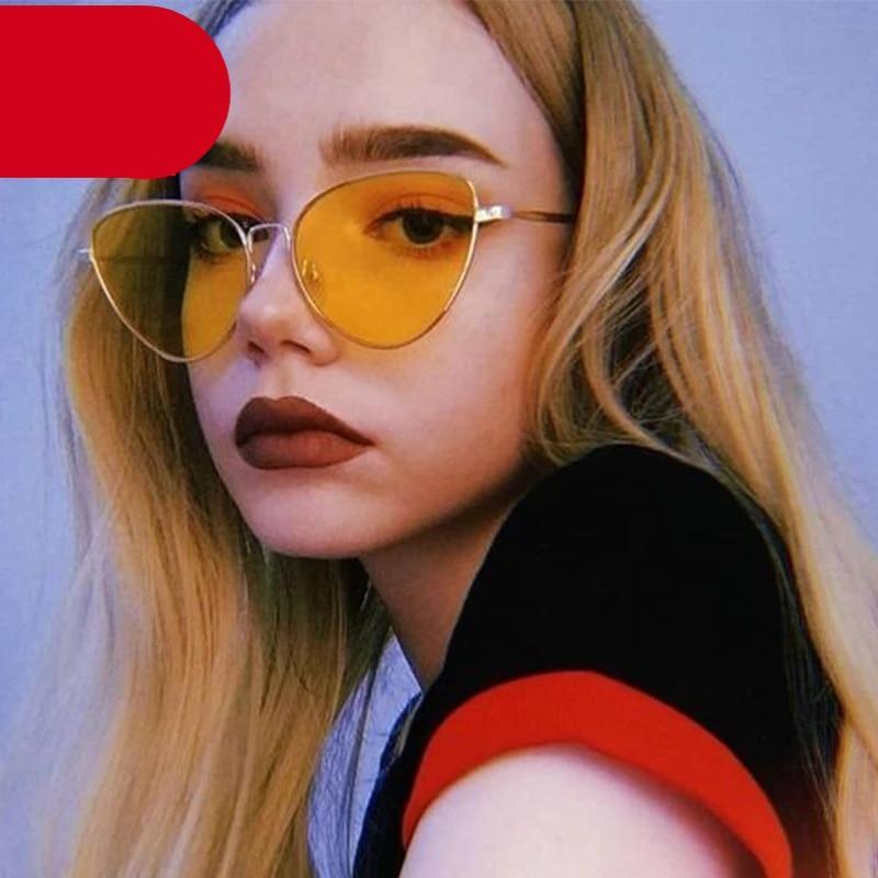 Metal Round Sunglasses Retro Design Sunglasses For Women New Cat Eye Glasses For Women New Popular Eyeglasses For Female Ladies Cat Eye Retro Sunglasses -Sunglasses- Melted Glam LLC