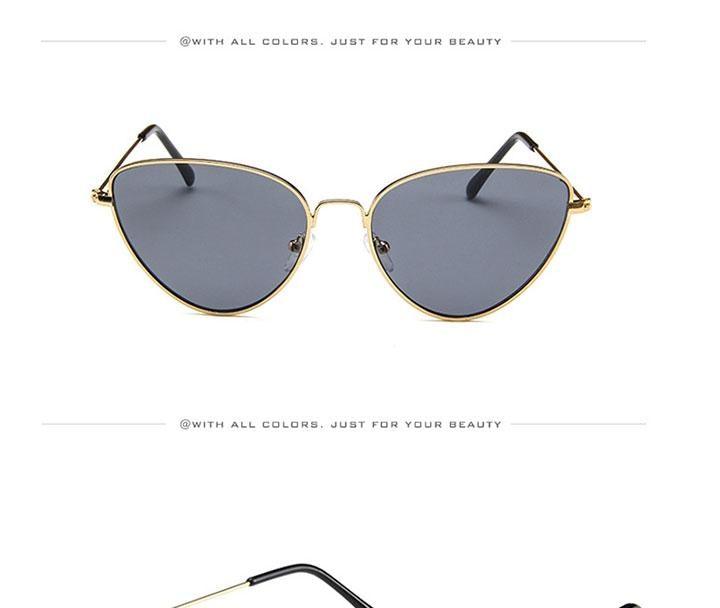 Metal Round Sunglasses Retro Design Sunglasses For Women New Cat Eye Glasses For Women New Popular Eyeglasses For Female Ladies Cat Eye Retro Sunglasses -Sunglasses- Melted Glam LLC