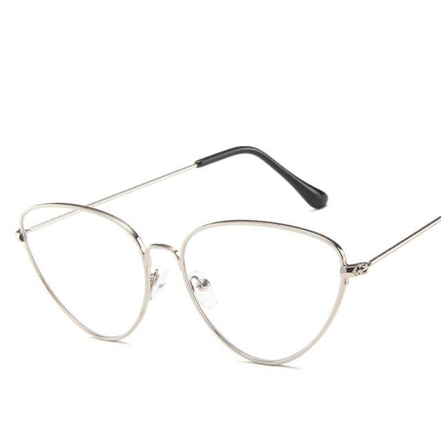 Metal Round Sunglasses Retro Design Sunglasses For Women New Cat Eye Glasses For Women New Popular Eyeglasses For Female Ladies Cat Eye Retro Sunglasses -Sunglasses- Melted Glam LLC