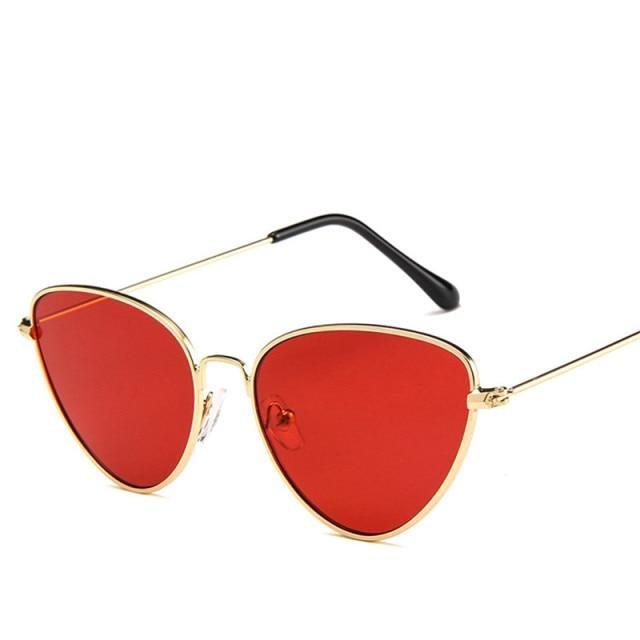 Metal Round Sunglasses Retro Design Sunglasses For Women New Cat Eye Glasses For Women New Popular Eyeglasses For Female Ladies Cat Eye Retro Sunglasses -Sunglasses- Melted Glam LLC