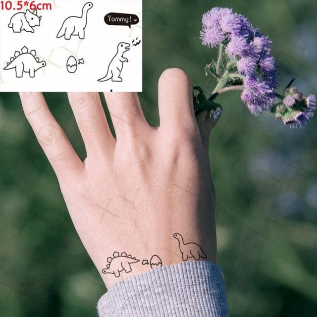 Modern Small Tattoo Sun Moon Heart Waterproof Temporary Tattoos High Quality Design For Womens -Temporary tattoos- Melted Glam LLC