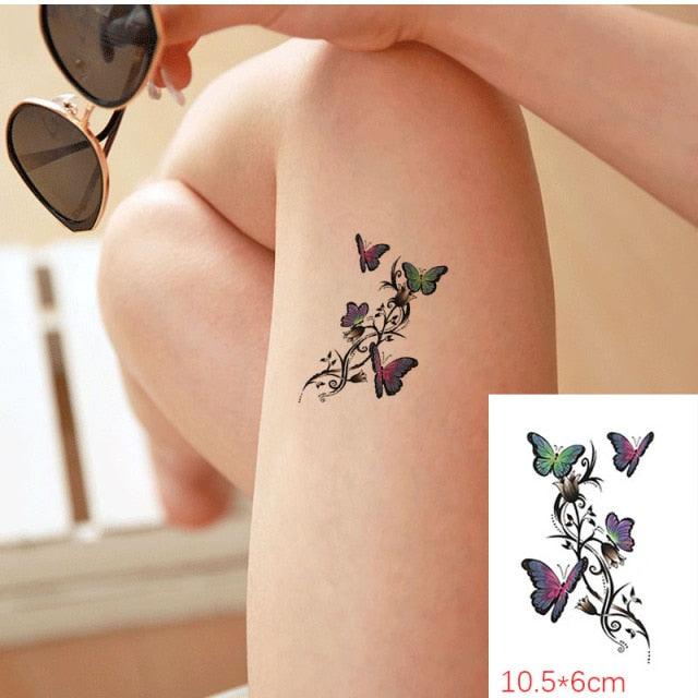 Modern Small Tattoo Sun Moon Heart Waterproof Temporary Tattoos High Quality Design For Womens -Temporary tattoos- Melted Glam LLC