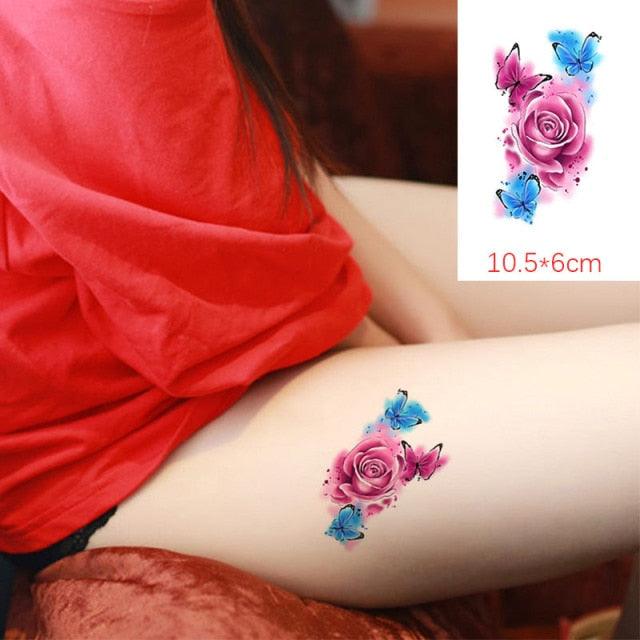 Modern Small Tattoo Sun Moon Heart Waterproof Temporary Tattoos High Quality Design For Womens -Temporary tattoos- Melted Glam LLC