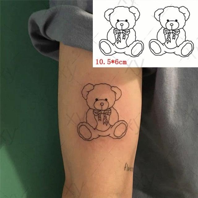 Modern Small Tattoo Sun Moon Heart Waterproof Temporary Tattoos High Quality Design For Womens -Temporary tattoos- Melted Glam LLC
