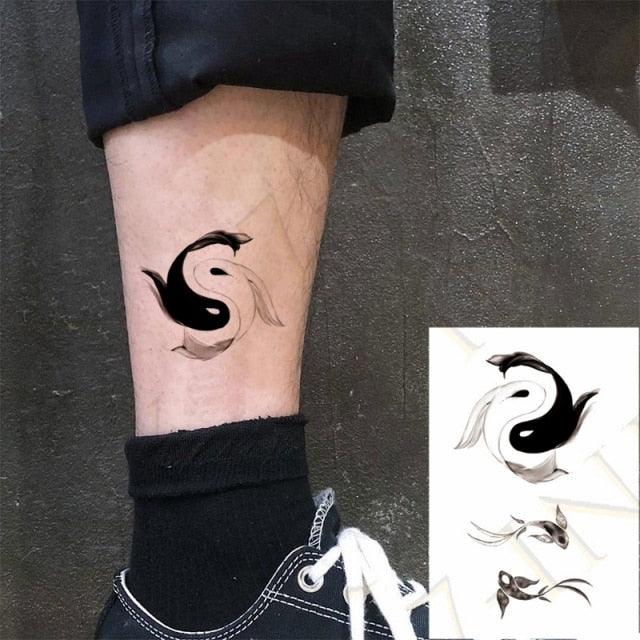 Modern Small Tattoo Sun Moon Heart Waterproof Temporary Tattoos High Quality Design For Womens -Temporary tattoos- Melted Glam LLC