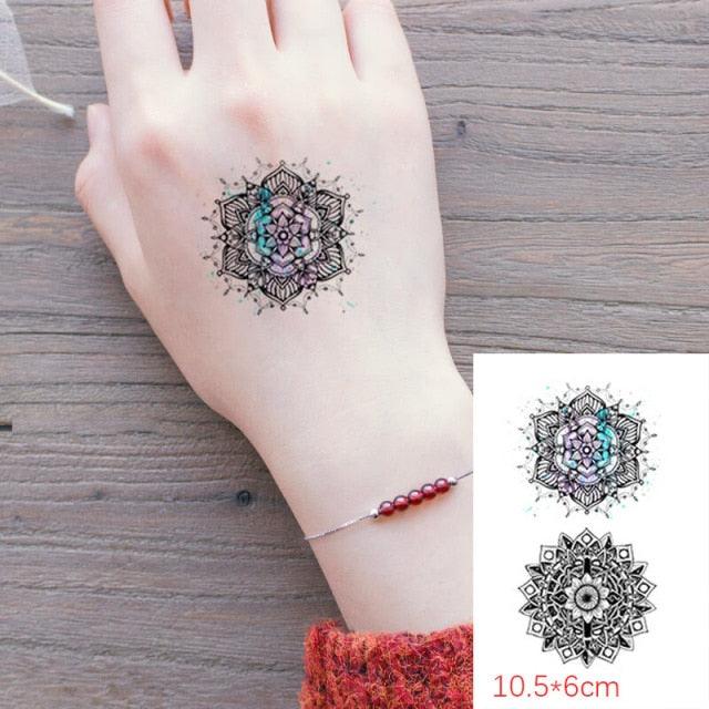 Modern Small Tattoo Sun Moon Heart Waterproof Temporary Tattoos High Quality Design For Womens -Temporary tattoos- Melted Glam LLC