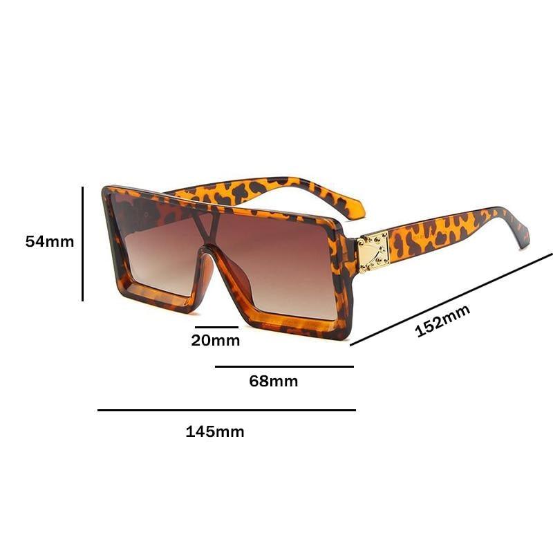 New Design New Stylish New Classic New Black & White Square Shape Sunglasses For Women New Fashionable Branded & Oversized Sun Glasses For Men New Luxury Shades Sunglasses For Men & Women -Sunglasses- Melted Glam LLC
